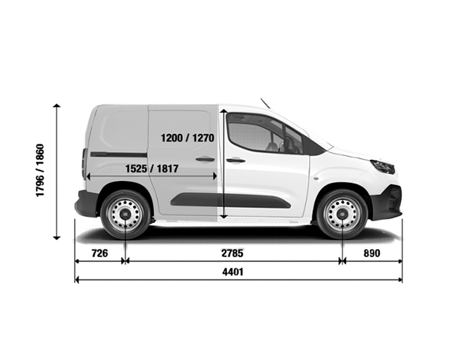 Offerta di noleggio per Fiat Doblo Van ch1 bev - pacco batterie 50 kw - 3p. Fiat Doblo Van ch1 bev - pacco batterie 50 kw - 3p.